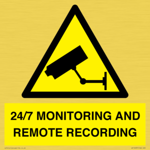 24/7 MONITORING AND REMOTE RECORDING